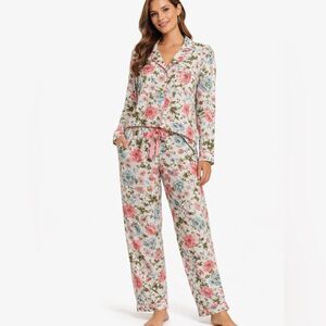 Ella Simone Floral Cotton Pajama Set
